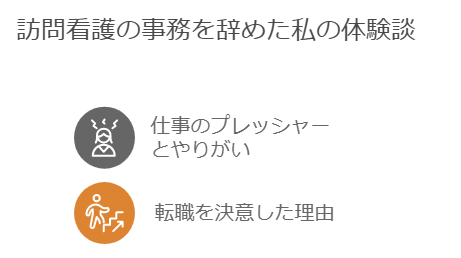 訪問看護の事務を辞めた私の体験談