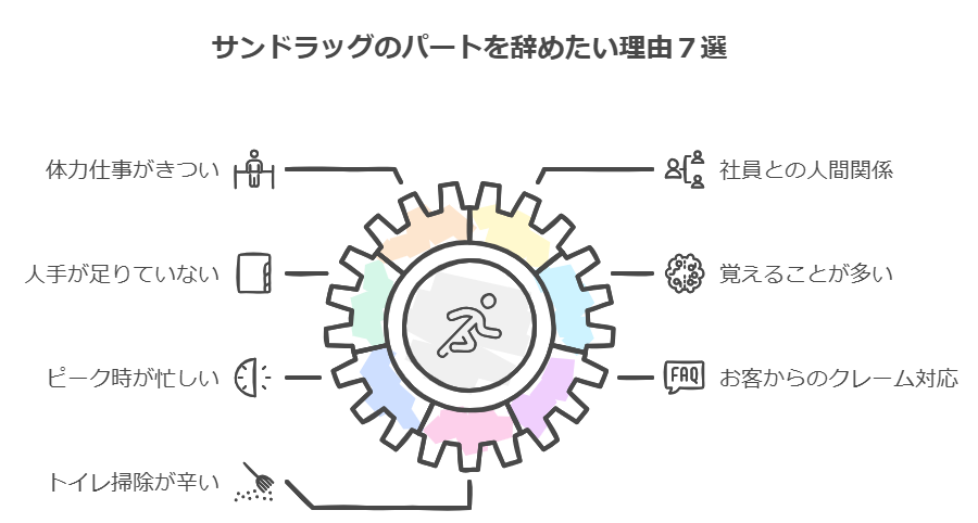 サンドラッグのパートを辞めたい理由7選