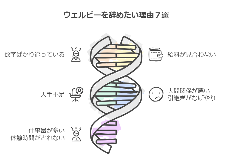 ウェルビーを辞めたい理由7選