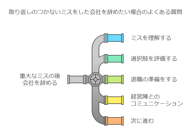 取り返しのつかないミスをした会社を辞めたい場合のよくある質問